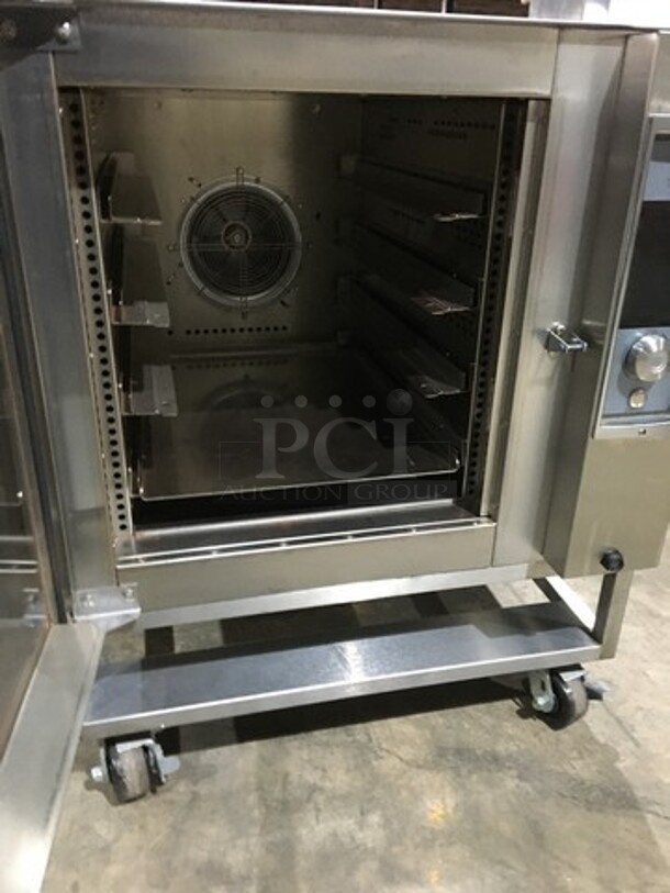 AMAZING! Baxter Commercial Electric Powered Convection Oven! With View Through Door! With Digital Touch Controls! All Stainless Steel! Model ML132512EU! On Casters! Working When Removed! - Image 5 of 10