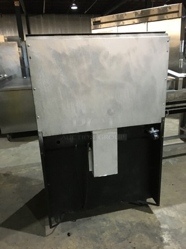 Garland Commercial Natural Gas Powered 6 Burner Stove! With Underneath Full Size Oven! With Overhead Salamander Shelf! On Legs! - Image 3 of 11