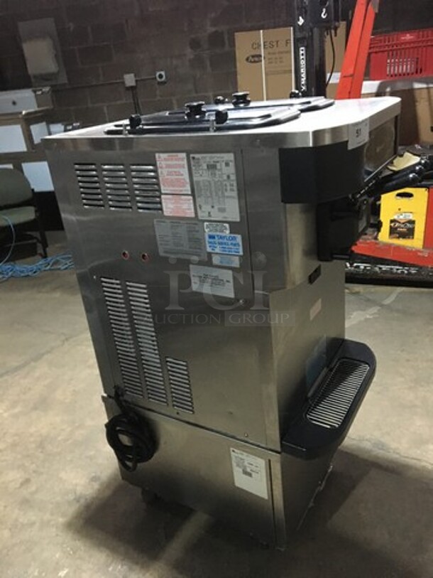 Sweet! LATE MODEL! 2013 Taylor 3 Handle Ice Cream Machine! Model C72333 Serial M3066080! 208/230V 3Phase! On Commercial Casters!  - Image 2 of 9