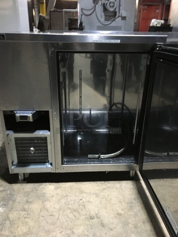Perlick Commercial Single Door Bar Back Cooler! All Stainless Steel! Model BBS36RO Serial 783465! 115V 1Phase! On Legs! - Image 5 of 10