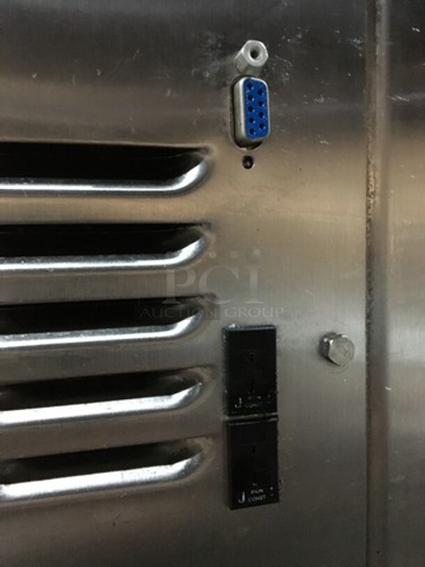 BEAUTIFUL! 2008 Yield King Commercial Electric Powered Omnivection Smoker/Steamer! All Stainless Steel! Model YK200 Serial Y20019! 208V 1Phase! On Commercial Casters! - Image 10 of 11