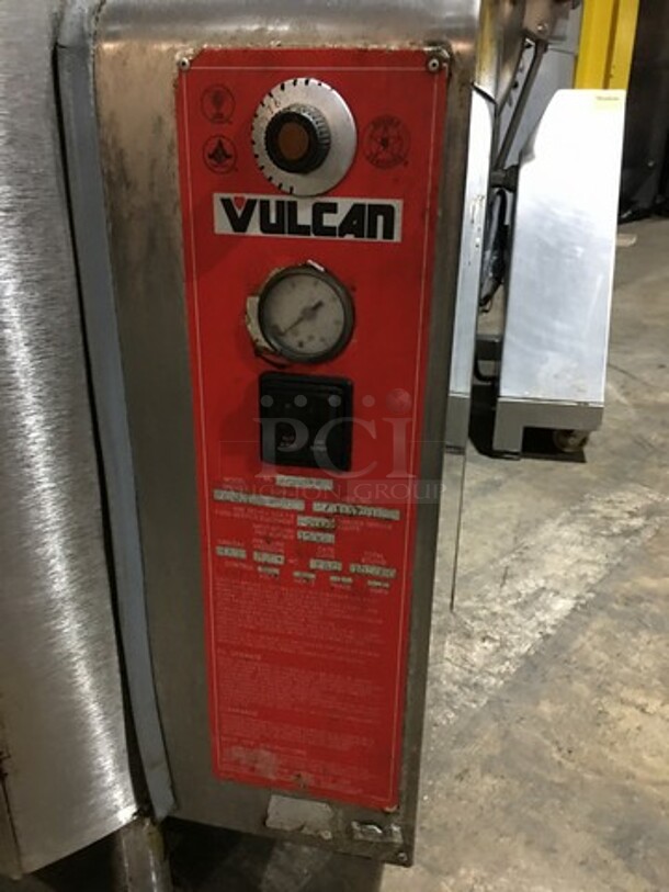 Vulcan Commercial Natural Gas Powered Jacketed Stationary Kettle! All Stainless Steel! Model GL40E Serial 271137918! On Legs!  - Image 7 of 12