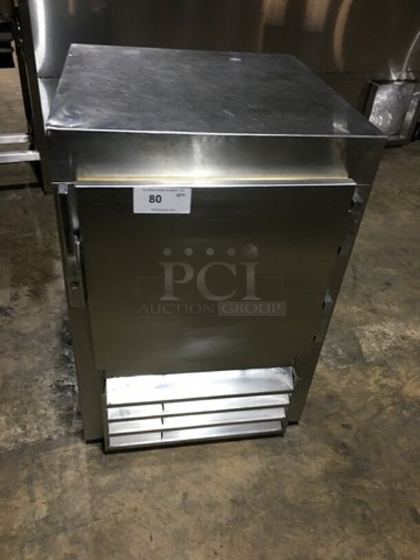 Norlake Commercial Single Door Lowboy Cooler! All Stainless Steel! Model RU4SS Serial 8302256! 115V 1Phase!