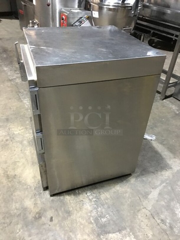 Norlake Commercial Single Door Lowboy Cooler! All Stainless Steel! Model RU4SS Serial 8302256! 115V 1Phase! - Image 3 of 8