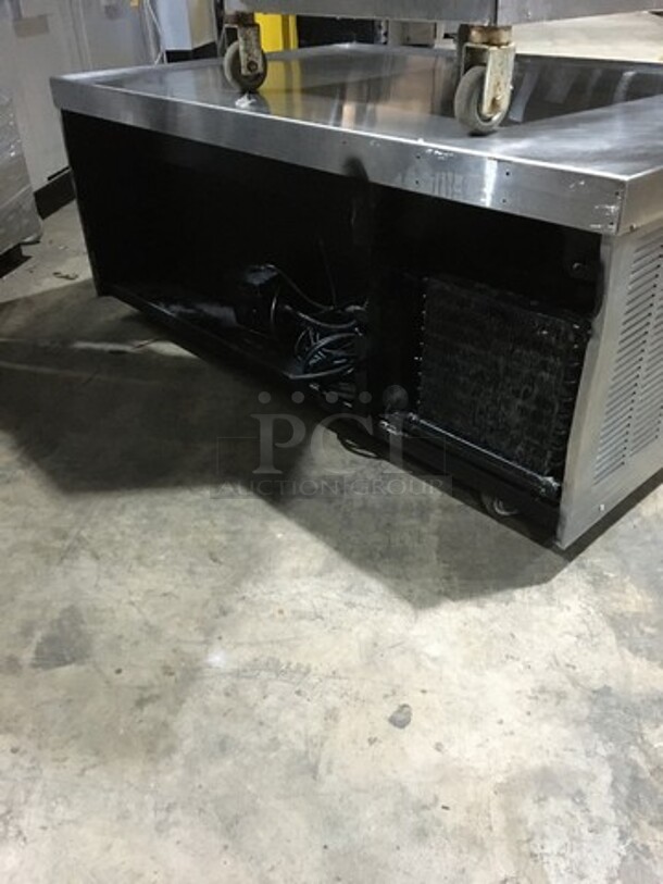 Delfield Commercial Refrigerated 2 Drawers Chef Base! With Storage Space! All Stainless Steel! 115V 1Phase! On Casters! - Image 4 of 8
