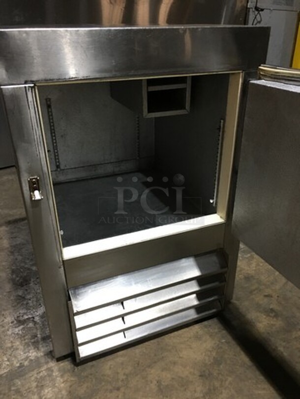 Norlake Commercial Single Door Lowboy Cooler! All Stainless Steel! Model RU4SS Serial 8302256! 115V 1Phase! - Image 5 of 8
