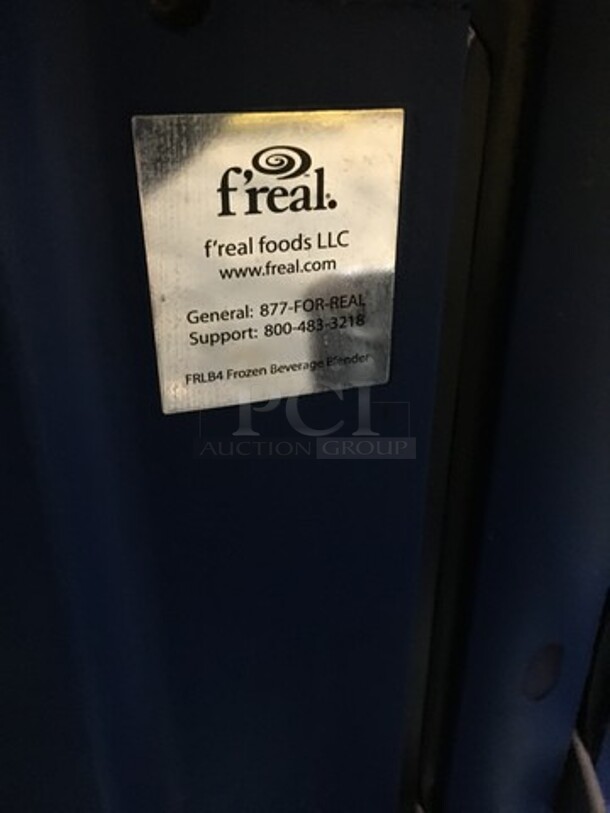 F'real Commercial Countertop Frozen Beverage Blender! Model FRLB4! - Image 7 of 8