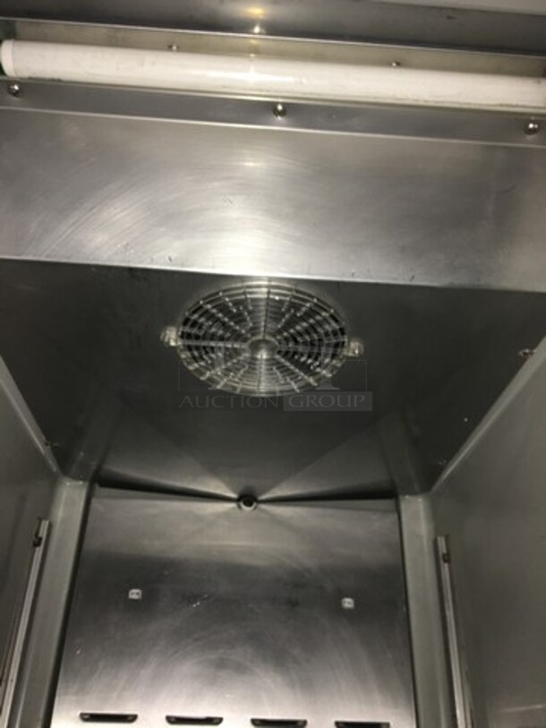 Hoshizaki Commercial 3 Door Reach In Cooler Merchandiser! With Poly Coated Racks! All Stainless Steel Body! Model CR3BFGYCR Serial E50024E! 115V 1Phase! - Image 9 of 10