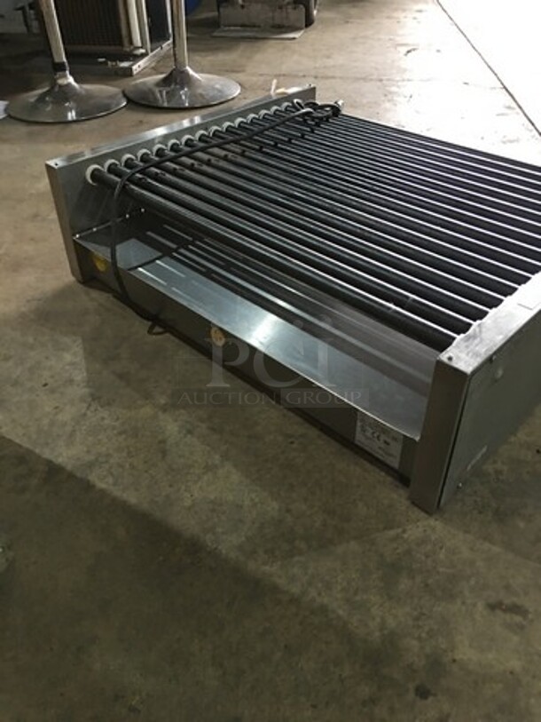 Great! APW Wyott Counter Top Hot Dog Roller Grill! All Stainless Steel! Model HRS755T Serial 8179618030441! 208/240V 1 Phase!  - Image 3 of 9