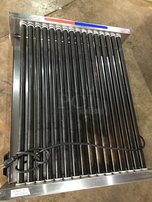 Great! APW Wyott Counter Top Hot Dog Roller Grill! All Stainless Steel! Model HRS755T Serial 8179618030441! 208/240V 1 Phase!  - Image 5 of 9