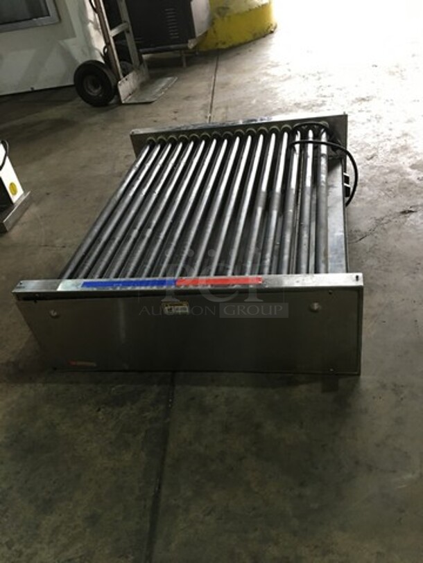 Great! APW Wyott Counter Top Hot Dog Roller Grill! All Stainless Steel! Model HRS755T Serial 8179618040854! 208/240V 1 Phase!  - Image 2 of 9