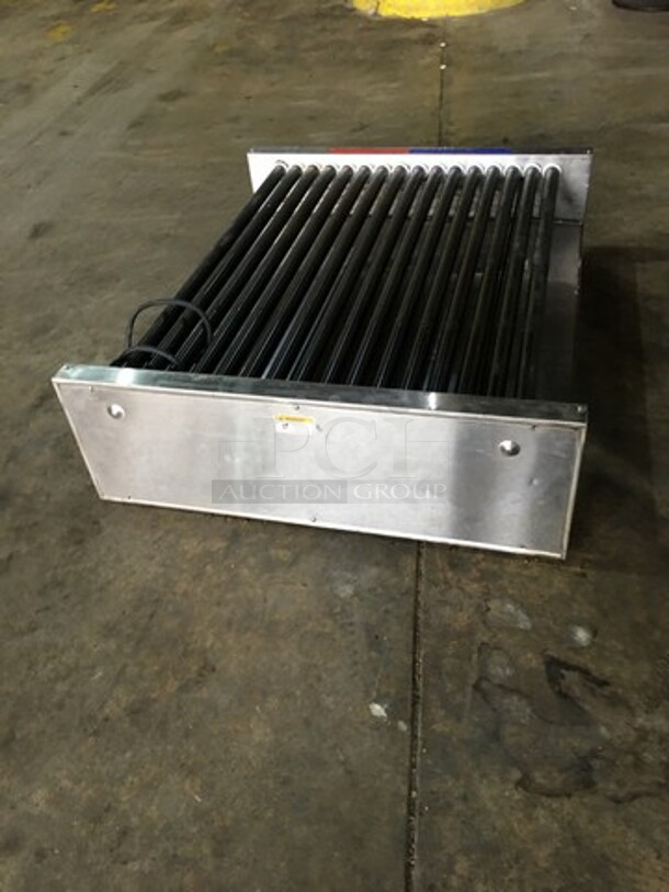 Great! APW Wyott Counter Top Hot Dog Roller Grill! All Stainless Steel! Model HRS755T Serial 8179618040854! 208/240V 1 Phase!  - Image 3 of 9