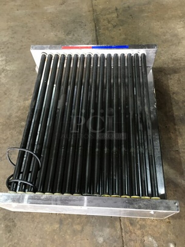 Great! APW Wyott Counter Top Hot Dog Roller Grill! All Stainless Steel! Model HRS755T Serial 8179618040854! 208/240V 1 Phase!  - Image 5 of 9