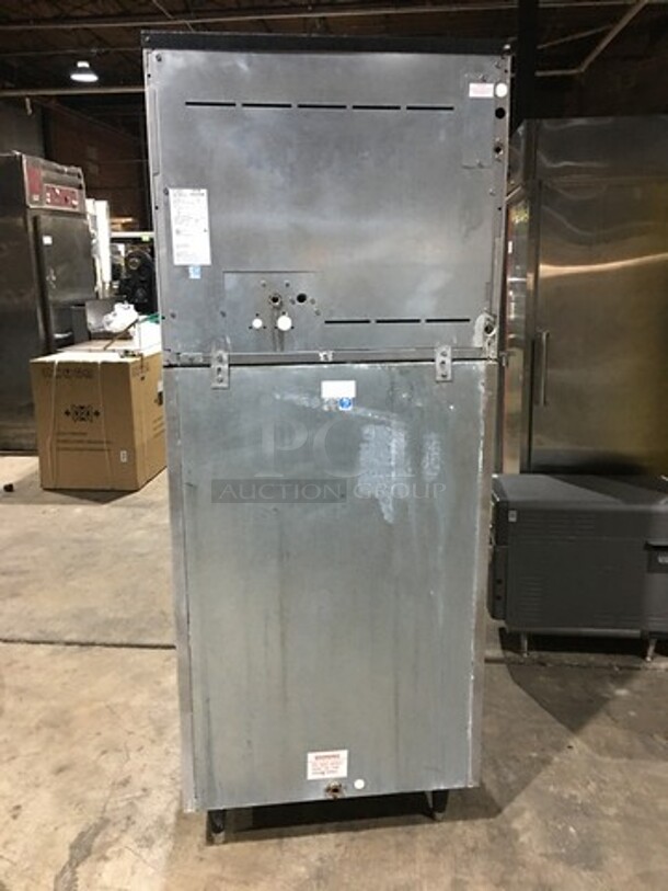 Ice-O-Matic Commercial Ice Making Machine! On Ice Bin! All Stainless Steel! Model ICE1006HW5 Serial 15061280013097! 208/230V! On Legs! 2 X Your Bid! Makes One Unit! - Image 3 of 9