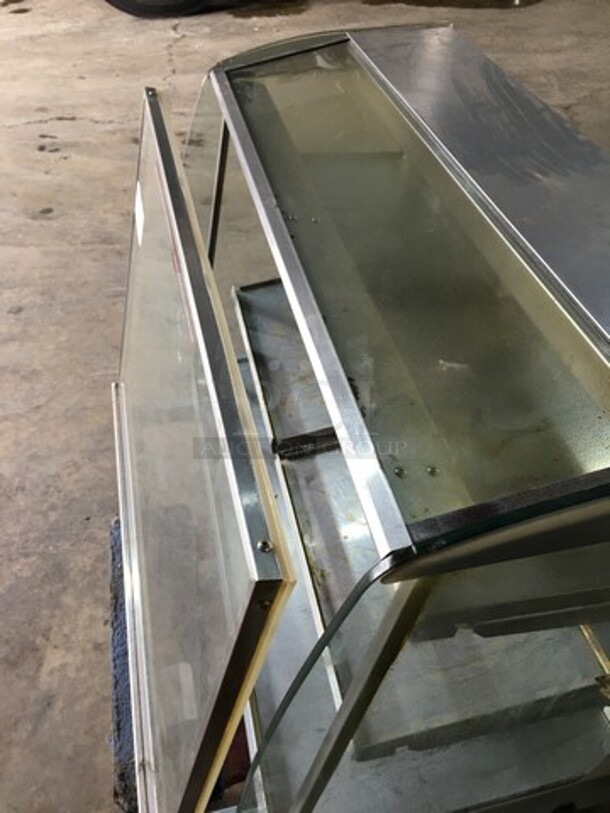 Vendo Commercial Countertop Food Warming Display Case! Glass All Around Showcase Style! All Stainless Steel! Serial 1331771! 115V 1Phase! - Image 10 of 11