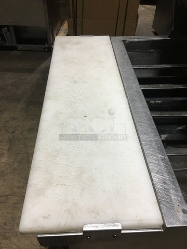 Avantco Commercial Refrigerated Sandwich Prep Table! With 2 Door Underneath Storage Space! With Commercial Cutting Board! All Stainless Steel! Model 178SCL236! 115V! On Casters! - Image 9 of 10