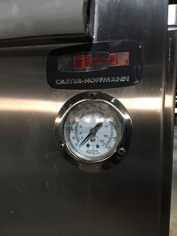 Fab! Carter Hoffmann Stainless Steel Food Warming/Proofing Cabinet! Holds Full Size Trays! On Commercial Casters! Model PH1825 Serial 239325PH2825001A35L07! 120V! - Image 8 of 10