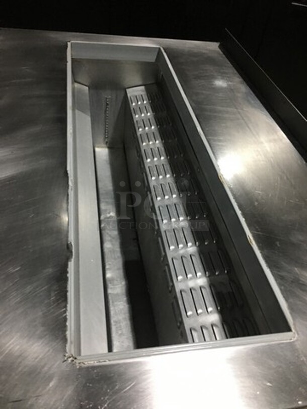 Continental Commercial Refrigerated Sandwich Prep Table! With 2 Door Underneath Storage Space! All Stainless Steel! Model SW4812 Serial 15781510! 115V 1Phase! On Commercial Casters! - Image 8 of 9