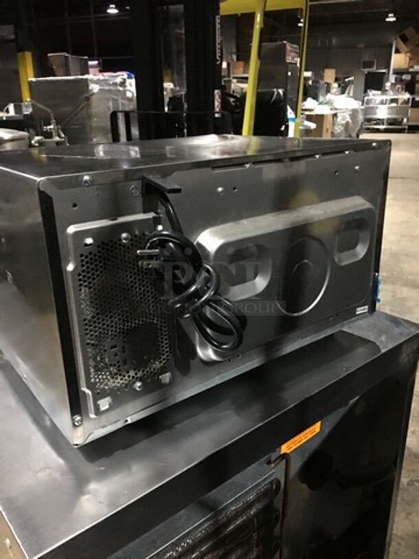 Spectrum Commercial Countertop Microwave Oven! All Stainless Steel! Model EMW1000SD Serial EMW1D030002801! 120V! - Image 3 of 9