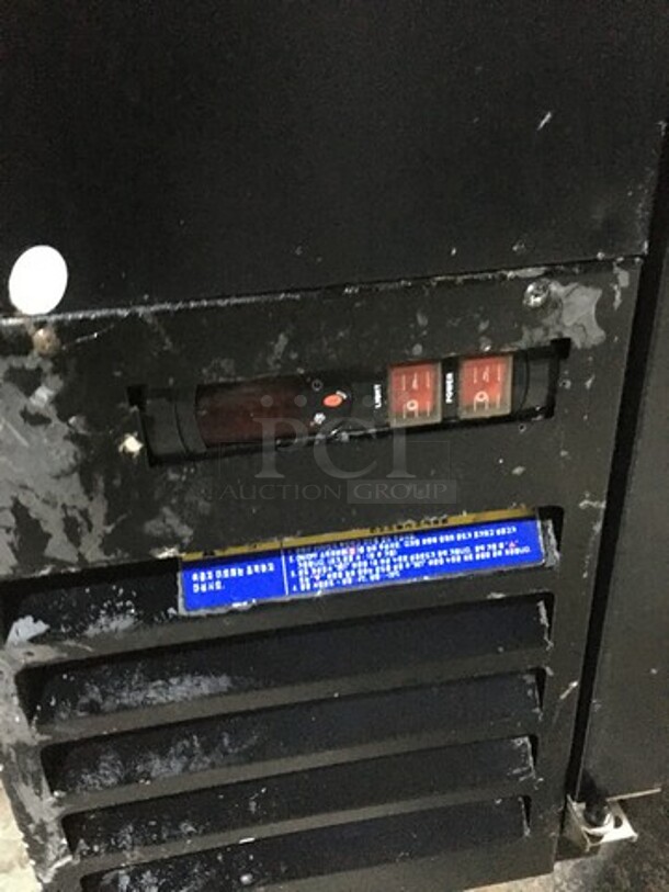 WOW! Everest Commercial Refrigerated 4 Tap Kegerator! With Double Beer Tower! With 3 Door Underneath Storage Space! Model B226BD3RRRCE Serial BBEKE0141S! 220V 1 Phase! - Image 8 of 10
