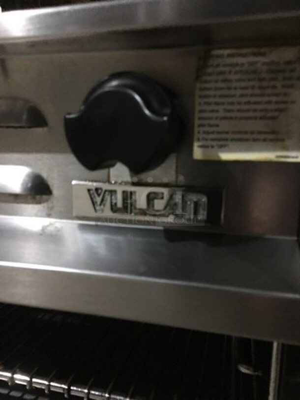 Vulcan Commercial Natural Gas Powered Range Mount 36" Cheese Melter! All Stainless Steel! Model VCM3614 Serial 650102700! - Image 8 of 9