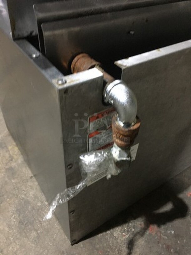 Vulcan Commercial Natural Gas Powered Range Mount 36" Cheese Melter! All Stainless Steel! Model VCM3614 Serial 650102700! - Image 9 of 9