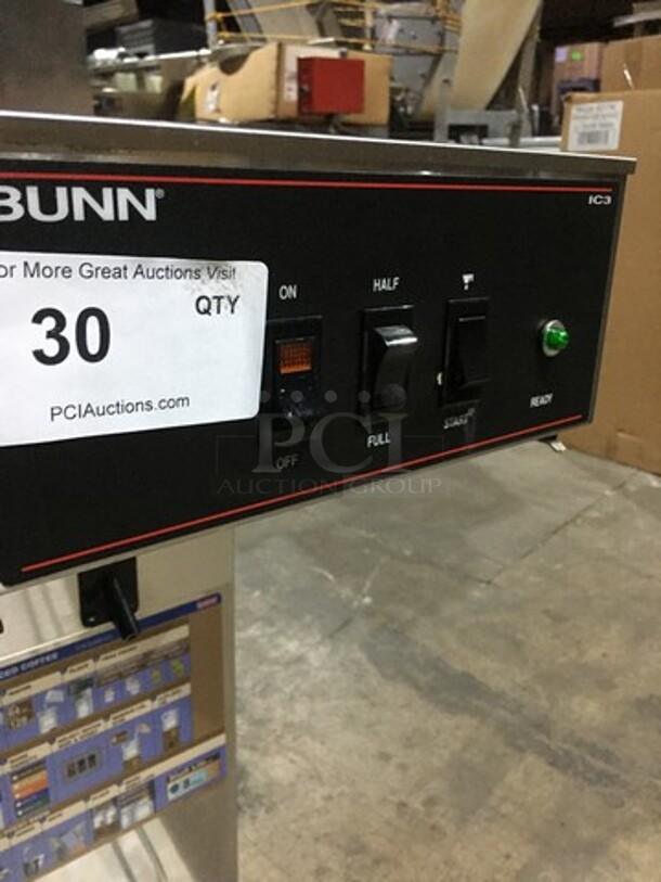 Bunn Commercial Countertop Iced Tea Machine! All Stainless Steel! Model IC3 Serial IC00010841! 120/208V 1Phase!
 - Image 5 of 9