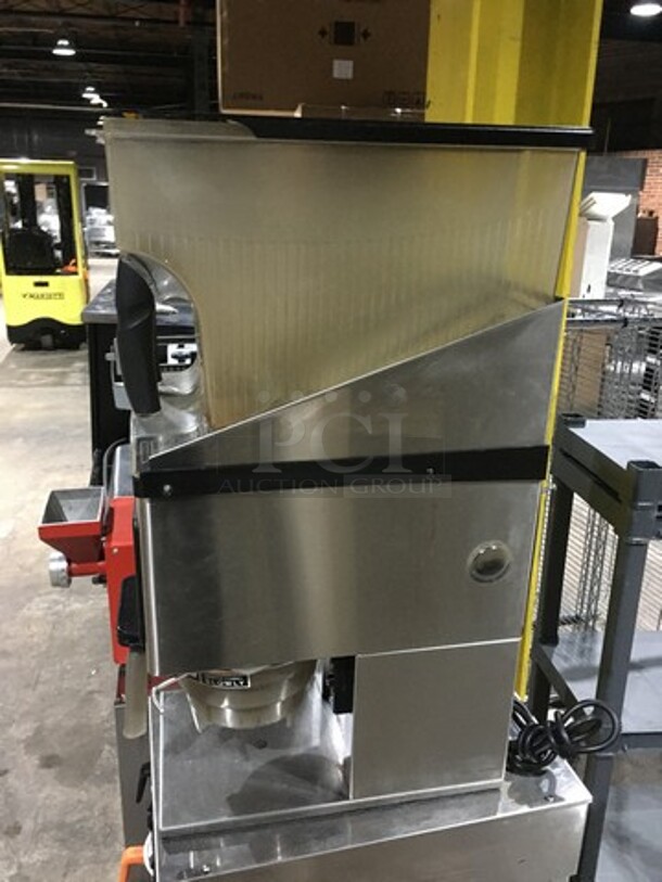 Bunn Commercial Countertop Dual Coffee Bean Grinder! All Stainless Steel! Model MHG Serial MHG0012221! 120V 1Phase! - Image 3 of 10