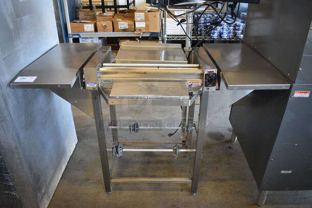 SWEET! Hobart Model HWS-4 Stainless Steel Commercial Floor Style Heat Seal Shrink Wrapping Station w/ Hobart Model EPCP Monitor and Label Printer. 120 Volts, 1 Phase. 54x32x62. Tested and Working! - Image 2 of 6