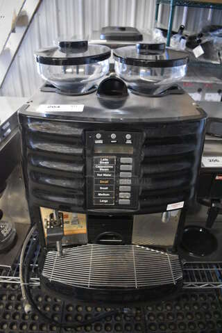FANTASTIC! Schaerer Model SCA1 Coffee Art Plus Automatic Coffee Espresso Machine w/ 2 Hopper Bean Grinders and Steam Wand. 240 Volts, 1 Phase. 17x21x26