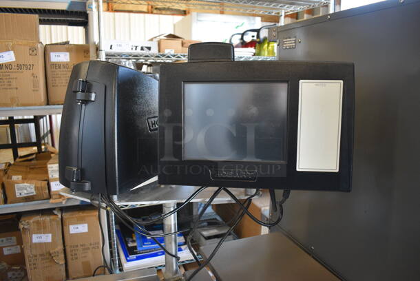 SWEET! Hobart Model HWS-4 Stainless Steel Commercial Floor Style Heat Seal Shrink Wrapping Station w/ Hobart Model EPCP Monitor and Label Printer. 120 Volts, 1 Phase. 54x32x62. Tested and Working! - Image 3 of 6