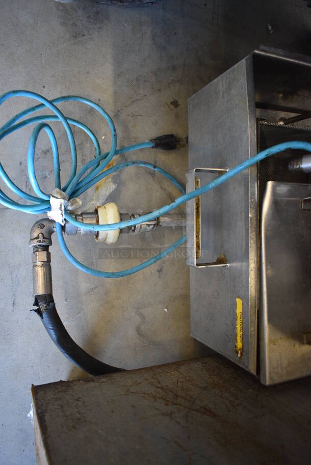 NICE! Stainless Steel Commercial Floor Style Grease Filtration System. 16x24x18 - Image 4 of 8