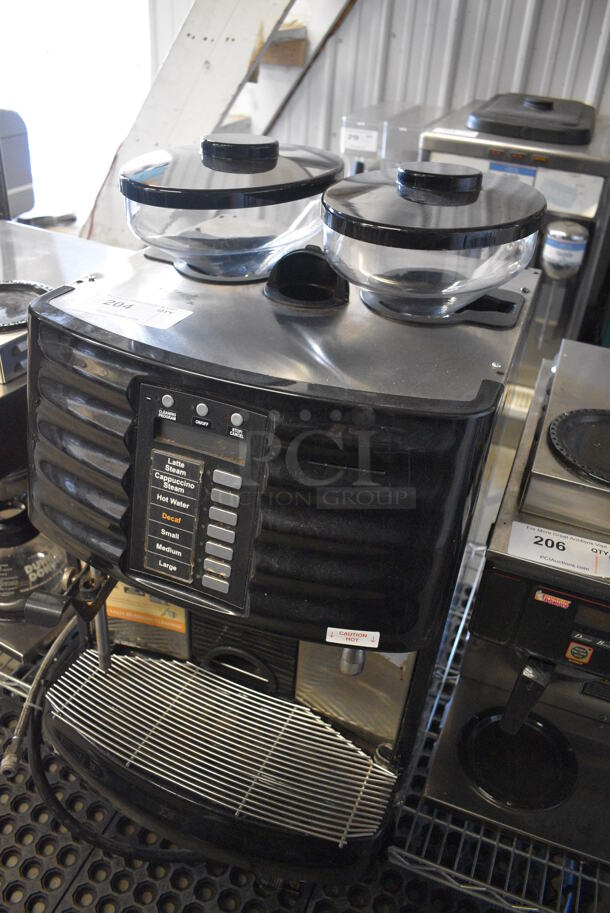 FANTASTIC! Schaerer Model SCA1 Coffee Art Plus Automatic Coffee Espresso Machine w/ 2 Hopper Bean Grinders and Steam Wand. 240 Volts, 1 Phase. 17x21x26 - Image 5 of 9