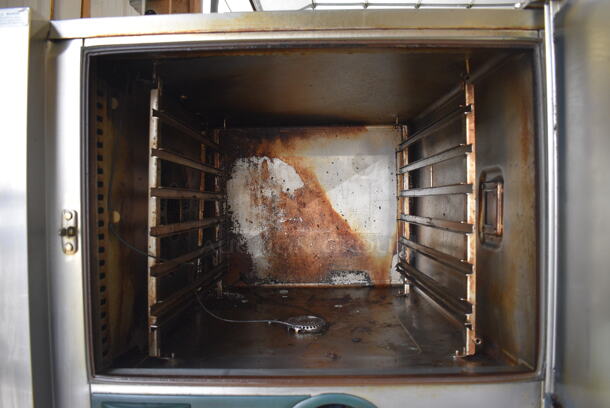 2 GORGEOUS! Rational Stainless Steel Commercial Combitherm Self Cooking Center Convection Ovens on Commercial Casters. Top Model: SCC WE 62. Bottom Model: SCC WE 102. 208/480 Volts, 3 Phase. 42x40x74 2 Times Your Bid! - Image 5 of 12
