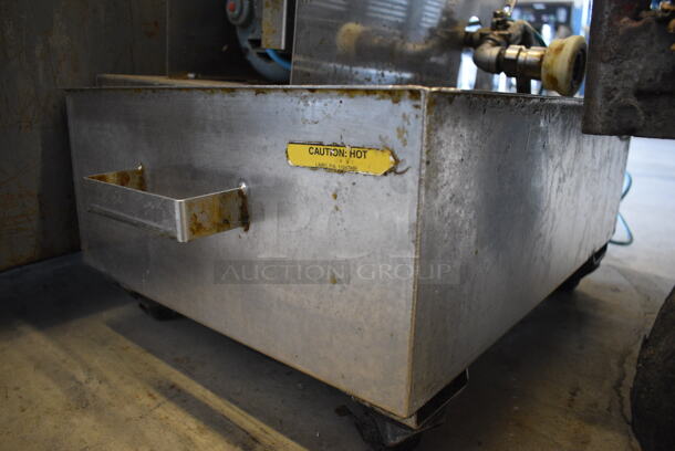 NICE! Stainless Steel Commercial Floor Style Grease Filtration System. 16x24x18 - Image 5 of 8