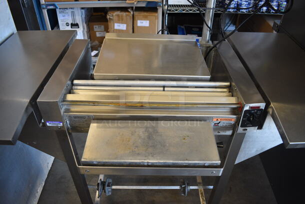 SWEET! Hobart Model HWS-4 Stainless Steel Commercial Floor Style Heat Seal Shrink Wrapping Station w/ Hobart Model EPCP Monitor and Label Printer. 120 Volts, 1 Phase. 54x32x62. Tested and Working! - Image 5 of 6