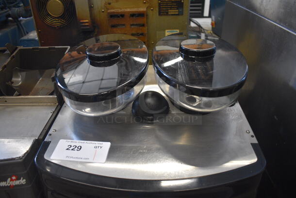 FANTASTIC! Schaerer Model SCA1 Coffee Art Plus Automatic Coffee Espresso Machine w/ 2 Hopper Bean Grinders and Steam Wand. 240 Volts, 1 Phase. 17x19x27 - Image 2 of 9
