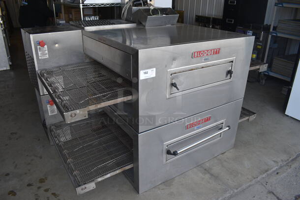 2 GORGEOUS! Blodgett Model MT3240G Stainless Steel Commercial Propane Gas Powered Conveyor Pizza Oven. 100,000 BTU. 72x54x40. 2 Times Your Bid! - Image 2 of 12