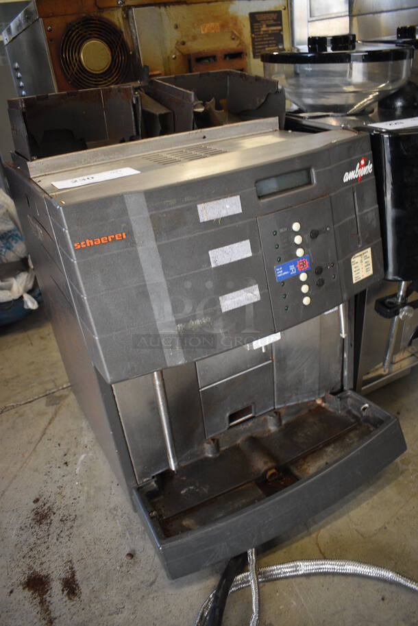 FANTASTIC! Schaerer Model Ambiente Stainless Steel Commercial Countertop Coffee Espresso Machine w/ Steam Wand. 210 Volts. 17x20x21 - Image 3 of 12