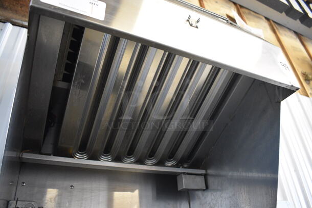 GORGEOUS! Giles Model WOG-MP-VH Stainless Steel Commercial Floor Style Electric Powered Fryer w/ Ventless Hood on Commercial Casters. 240 Volts, 3 Phase. 24x31x81 - Image 10 of 12