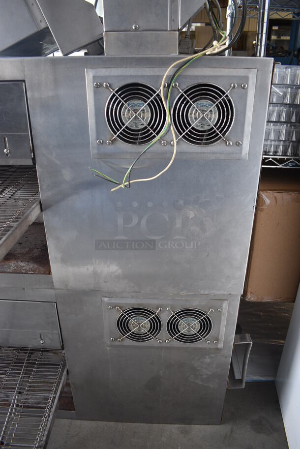 2 GORGEOUS! Blodgett Model MT3240G Stainless Steel Commercial Propane Gas Powered Conveyor Pizza Oven. 100,000 BTU. 72x54x40. 2 Times Your Bid! - Image 5 of 12