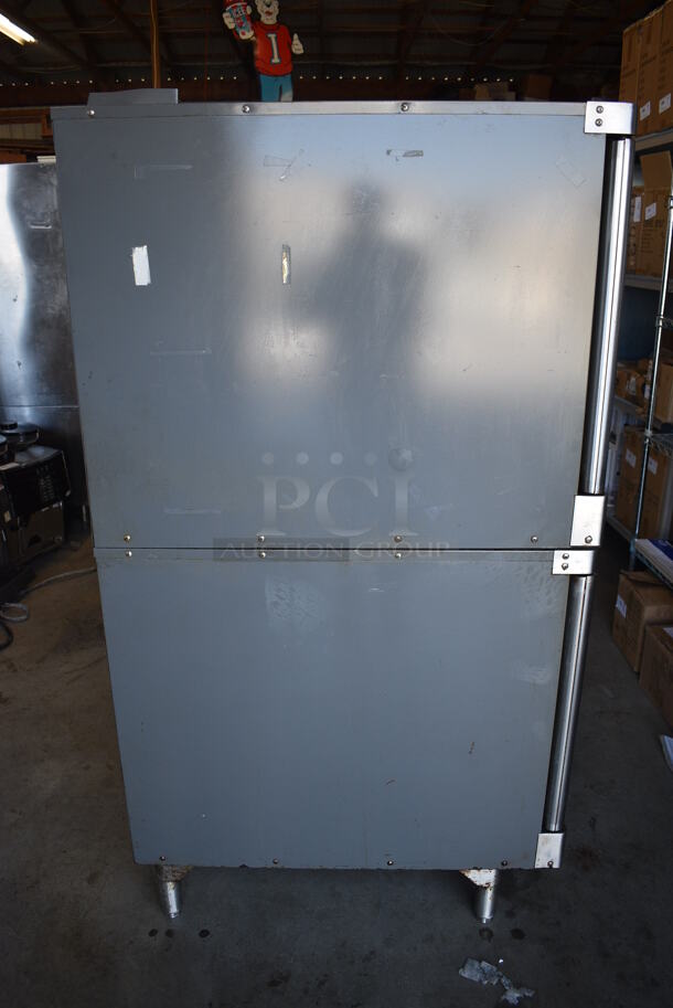 2 GORGEOUS! Hobart Model HEC40 Stainless Steel Commercial Electric Powered Full Size Convection Ovens w/ View Through Door, Solid Door, Metal Oven Racks and Thermostatic Controls. 480 Volts, 3 Phase. 38x36x67. 2 Times Your Bid! - Image 8 of 10
