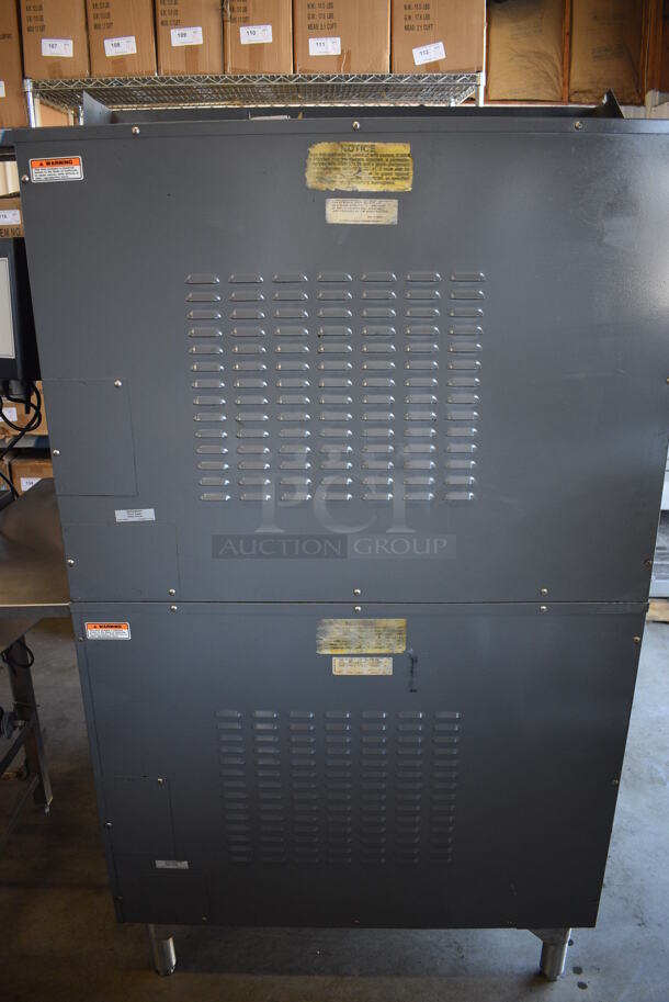 2 GORGEOUS! Hobart Model HEC40 Stainless Steel Commercial Electric Powered Full Size Convection Ovens w/ View Through Door, Solid Door, Metal Oven Racks and Thermostatic Controls. 480 Volts, 3 Phase. 38x36x67. 2 Times Your Bid! - Image 9 of 10