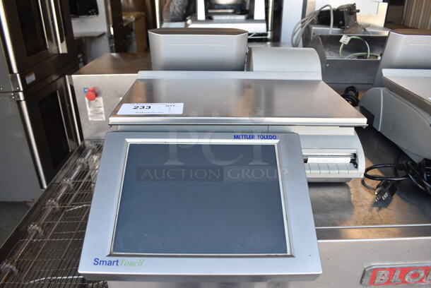 NICE! Mettler Toledo Model AM-5690C Stainless Steel Commercial Countertop Portioning Scale. 100-240 Volts, 1 Phase. 16x22x9. Tested and Working!