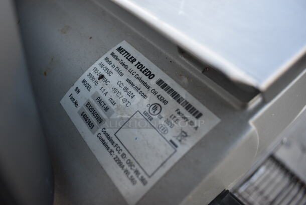 NICE! Mettler Toledo Model AM-5690C Stainless Steel Commercial Countertop Portioning Scale. 100-240 Volts, 1 Phase. 16x22x9. Tested and Working! - Image 5 of 5