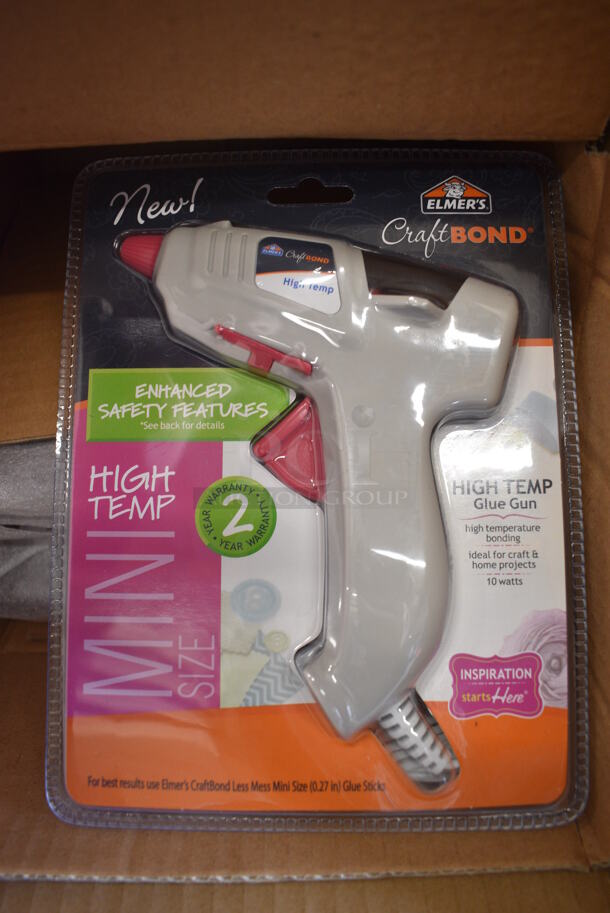 24 BRAND NEW IN BOX! Elmer's Craft Bond Glue Guns. 4.5x1.5x5. 24 Times Your Bid!