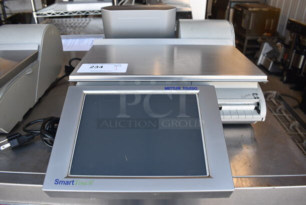 NICE! Mettler Toledo Model AM-5690C Stainless Steel Commercial Countertop Portioning Scale. 100-240 Volts, 1 Phase. 16x22x9. Tested and Working!