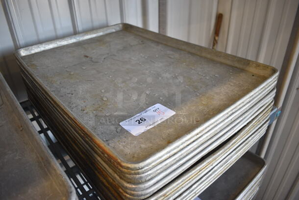 15 Metal Full Size Baking Pans. 18x26x1. 15 Times Your Bid! - Image 2 of 3
