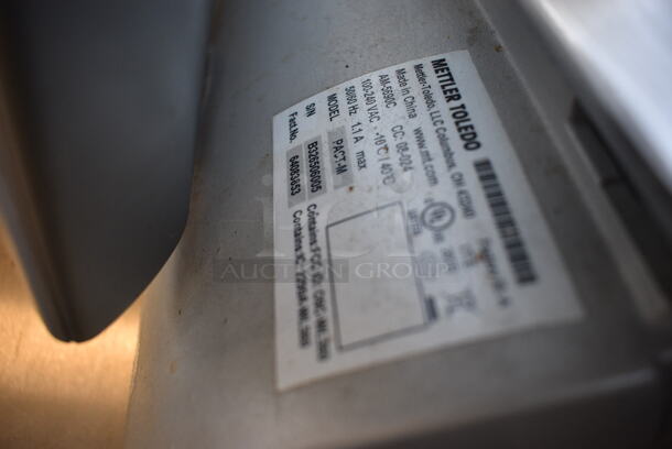NICE! Mettler Toledo Model AM-5690C Stainless Steel Commercial Countertop Portioning Scale. 100-240 Volts, 1 Phase. 16x22x9. Tested and Working! - Image 5 of 5