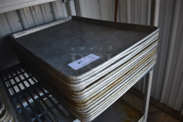 15 Metal Full Size Baking Pans. 18x26x1. 15 Times Your Bid! - Image 2 of 3